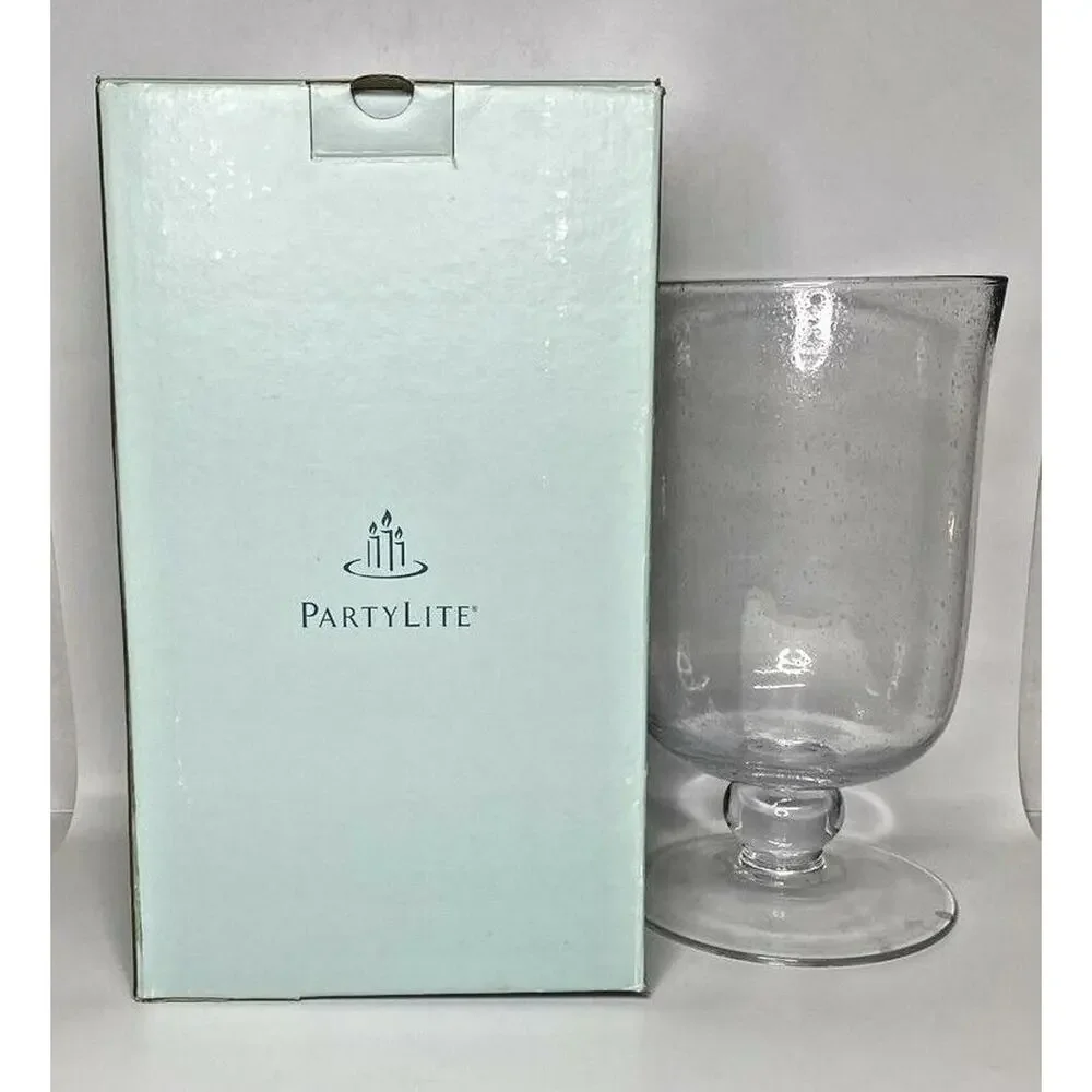 PartyLite Costal Lights Hurricane‎ Candle Holder Retired NIB P12C/P9359